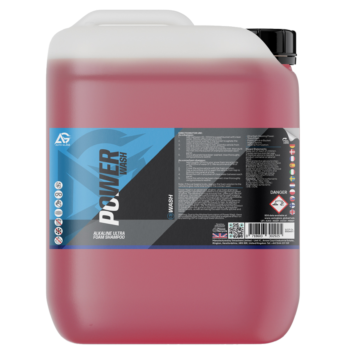 Power Wash - Alkalische ultraschuimshampoo