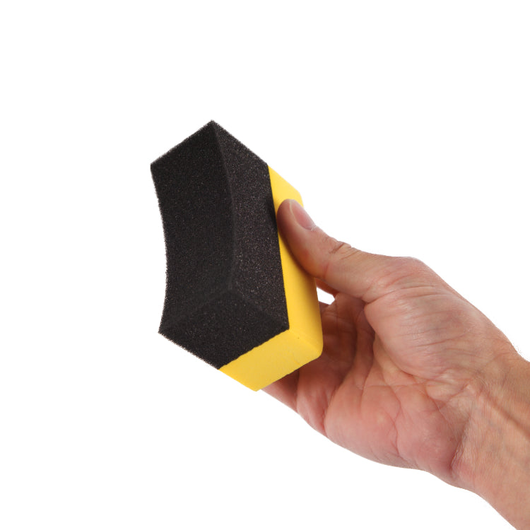 Gebogen applicator voor bandglans