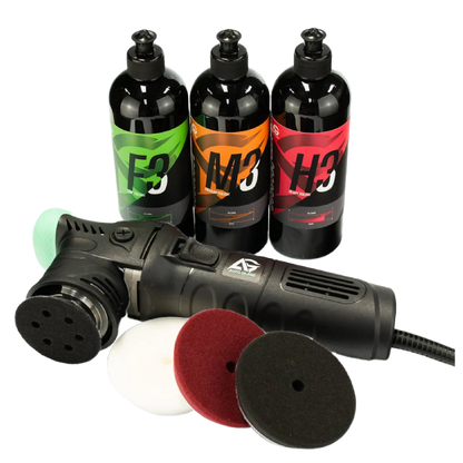 3" Dual Action Polijstmachine Kit